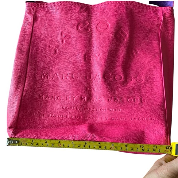 Rare Y2K Vintage Hot pink reversible Marc Jacobs cross body messenger bag - Picture 6 of 14